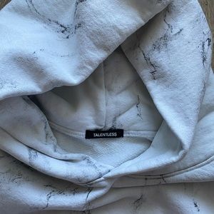 talentless marble hoodie